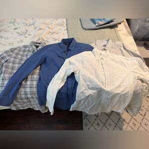 Set of 4 Men’s Long Sleeve Dress Shirts